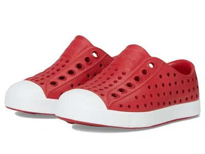 Native Shoes Jefferson (toddler/little Kid) Kid's Shoes Ruby Red/shell White : 6 Toddler M, Synthetic