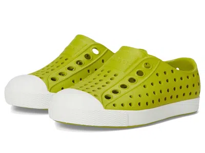 Native Shoes Jefferson (toddler/little Kid) Kid's Shoes Seaweed Green/shell White : 7 Toddler M, Synthetic