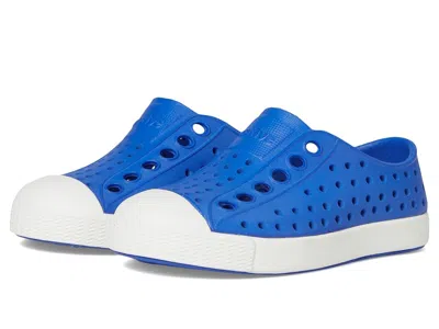 Native Shoes Jefferson (toddler/little Kid) Kid's Shoes Uv Blue/shell White : 9 Toddler M, Synthetic