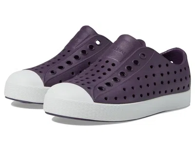 Native Shoes Jefferson (toddler/little Kid) Kid's Shoes Velvet Purple /shell White : 5 Toddler M, Synthetic