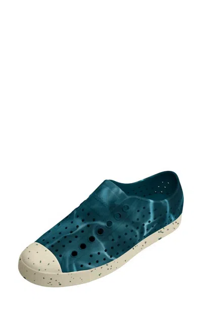 Native Shoes Jefferson Wanderfoam Slip On Sneaker In Blue