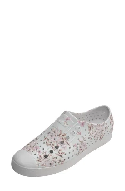 Native Shoes Jefferson Wanderfoam Slip-on Sneaker In White