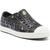 Native Shoes Jefferson Water Friendly Perforated Slip-on In Black/white/up In Space