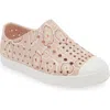 Native Shoes Jefferson Water Friendly Perforated Slip-on In Coral Multi