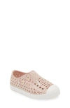 Native Shoes Jefferson Water Friendly Perforated Slip-on In Pink Poppy Floral