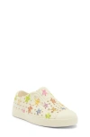 Native Shoes Jefferson Water Friendly Perforated Slip-on In White/white/multi Star