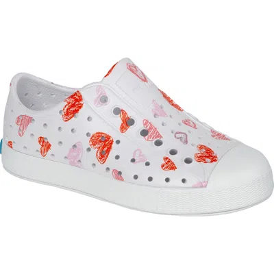 Native Shoes Jefferson Water Friendly Perforated Slip-on In White