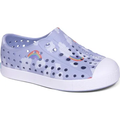 Native Shoes Jefferson Water Friendly Perforated Slip-on In Black