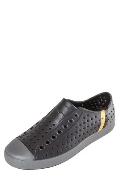 Native Shoes 'jefferson' Water Friendly Perforated Sneaker In Black