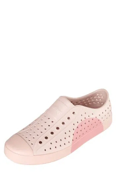 Native Shoes 'jefferson' Water Friendly Perforated Sneaker In Pink