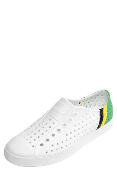 Native Shoes 'jefferson' Water Friendly Perforated Sneaker In White