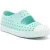 Native Shoes Kids'  Juniper Perforated Mary Jane In Teal