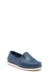 Native Shoes Kids' Howard Sugarlite Slip-on Sneaker In Blue/white/speckle Rubber