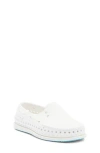 Native Shoes Kids' Howard Sugarlite Slip-on Sneaker In Shell White/white/surfer