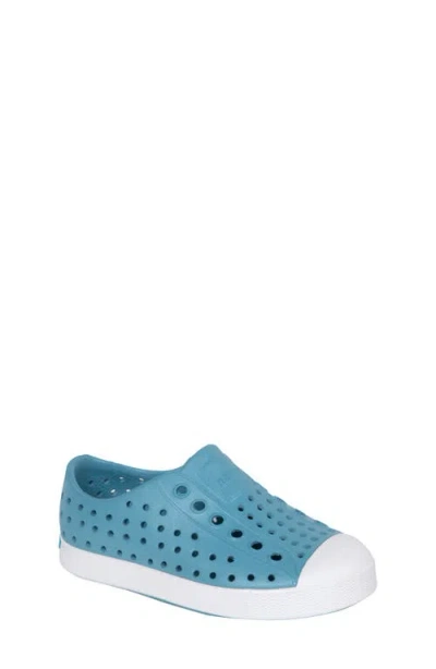 Native Shoes Kids' Jefferson Water Friendly Slip-on Sneaker In Blue