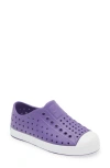 Native Shoes Kids' Jefferson Water Friendly Slip-on Sneaker In Ultrvlt/shlwht