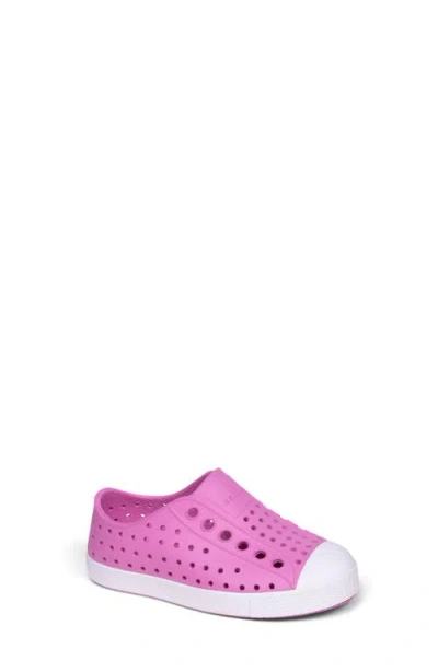 Native Shoes Kids' Jefferson Water Friendly Slip-on Sneaker In Pink