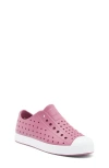 Native Shoes Jefferson Sugarlite Water Resistant Sneaker In Milk Pink/shell White