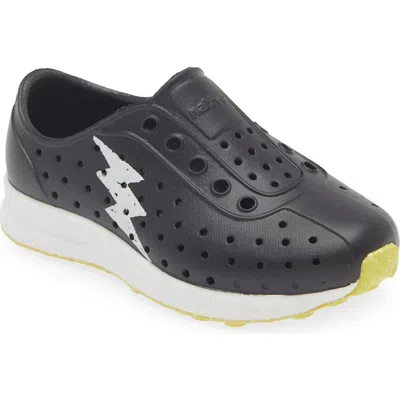 Native Shoes Kids' Robbie Sugarlite Slip-on Sneaker In Black/shell White