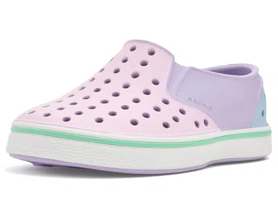 Native Shoes Miles Block (toddler) Kids Shoes Taro Purple/shell White/barely Skyway Block : 9 Toddler M, Syntheti