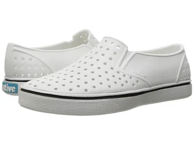 Native Shoes Miles Slip-on Sneakers (little Kid/big Kid) Kids Shoes Shell White/shell White : 13 Little Kid M
