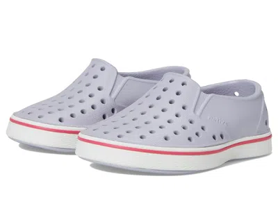 Native Shoes Miles Slip-on (toddler/little Kid) Kids Shoes Future Purple/shell White : 10 Toddler M, Synthetic