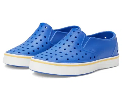 Native Shoes Miles Slip-on (toddler/little Kid) Kids Shoes Uv Blue/shell White : 6 Toddler M, Synthetic