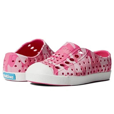 Native Shoes Native Jefferson Print 13100101-5634 Unisex Kids Pink Casual Shoes Zogg3406
