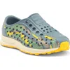 Native Shoes Kids'  Robbie Floral Water Friendly Perforated Slip-on In Gray