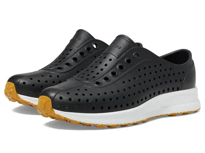 Native Shoes Robbie (little Kid/big Kid) Kid's Shoes Jiffy Black/shell White/mash Speckle Rubber : 13 Little Kid 