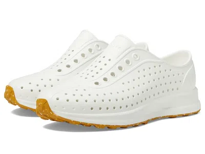 Native Shoes Robbie (little Kid/big Kid) Kid's Shoes Shell White/shell White/mash Speckle Rubber : 5 Big Kid M, S