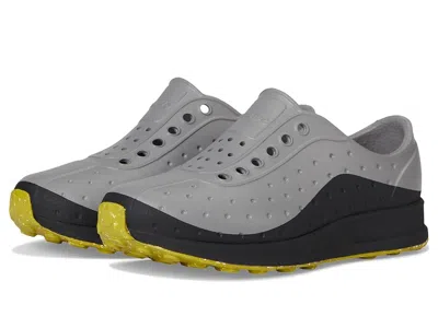 Native Shoes Robbie Roam (little Kid/big Kid) Kid's Shoes Satellite Grey/jiffy Black/seaweed Speckle Rubber : 1 L