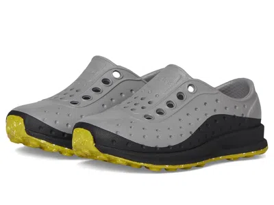 Native Shoes Robbie Roam (toddler) Kid's Shoes Satellite Grey/jiffy Black/seaweed Speckle Rubber : 8 Toddler M, S