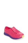 Native Shoes Kids' Robbie Sugarlite Slip-on Shoe In Dark Pink/purple/yellow