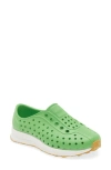 Native Shoes Kids'  Robbie Sugarlite Slip-on Shoe In Grasshopper Green/shell White