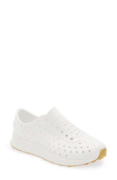 Native Shoes Kids'  Robbie Sugarlite Slip-on Shoe In White