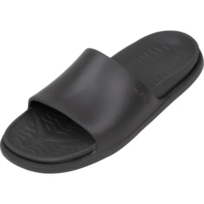 Native Shoes Spencer Lx Wanderfoam Slide Sandal In Black