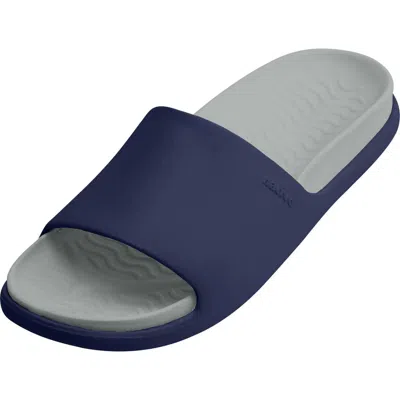Native Shoes Spencer Lx Wanderfoam Slide Sandal In Blue