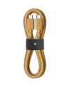 Native Union Belt C To C Charging Cable In Gold