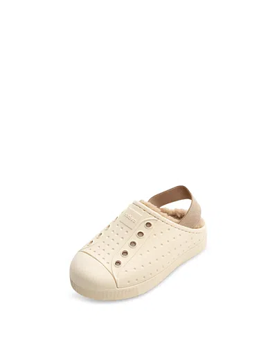 Native Kids' Unisex Jefferson Cozy Shoes - Baby, Toddler In Beige