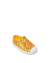 Native Kids' Unisex Jefferson Sugarlite Print Shoes - Baby, Toddler In Pineapple Yellow/shell White/happy Tie D