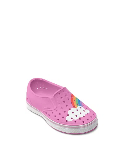 Native Unisex Miles Block Shoes - Little Kid In Pink