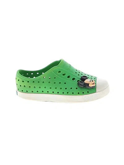 Pre-owned Native Kids' Water Shoes In Green