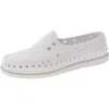 Native Womens Solid Slip-on Sneakers In White