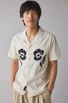 Native Youth Revere Collar Embroidered Shirt