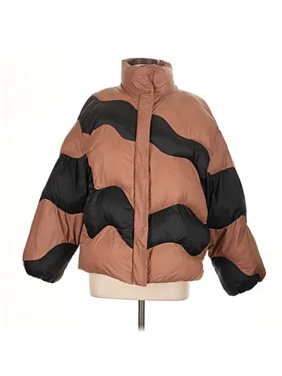 Pre-owned Native Youth Cardigan Sweater In Brown