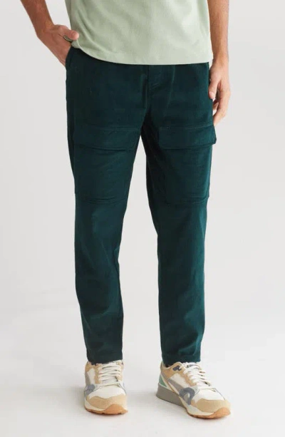 Native Youth Corduroy Cargo Pants In Green