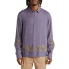 NATIVE YOUTH NATIVE YOUTH EMBROIDERED BUTTON-UP SHIRT