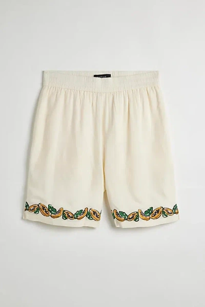 Native Youth Etaerio Fruit Short In Stone, Men's At Urban Outfitters In Neutral