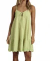 Native Youth Fallon Woven Mini Dress In Sage Green In Green